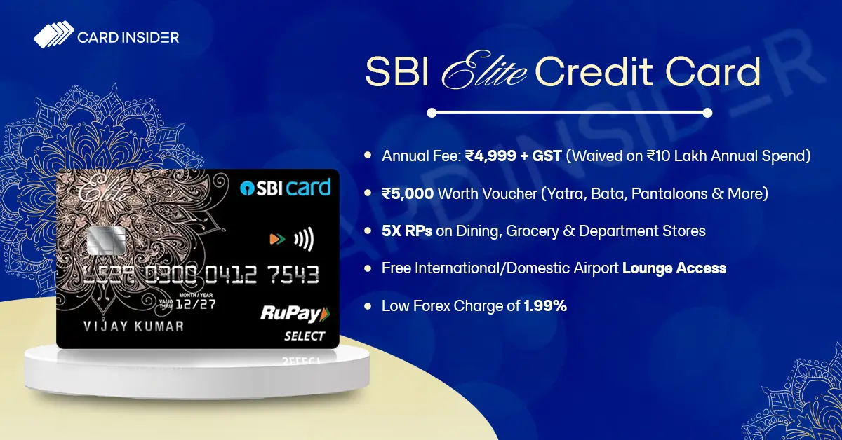 SBI ELITE Credit Card Features