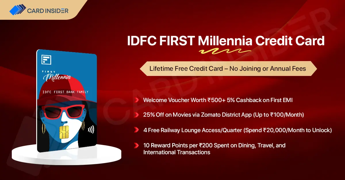 IDFC Millennia Credit Card Features