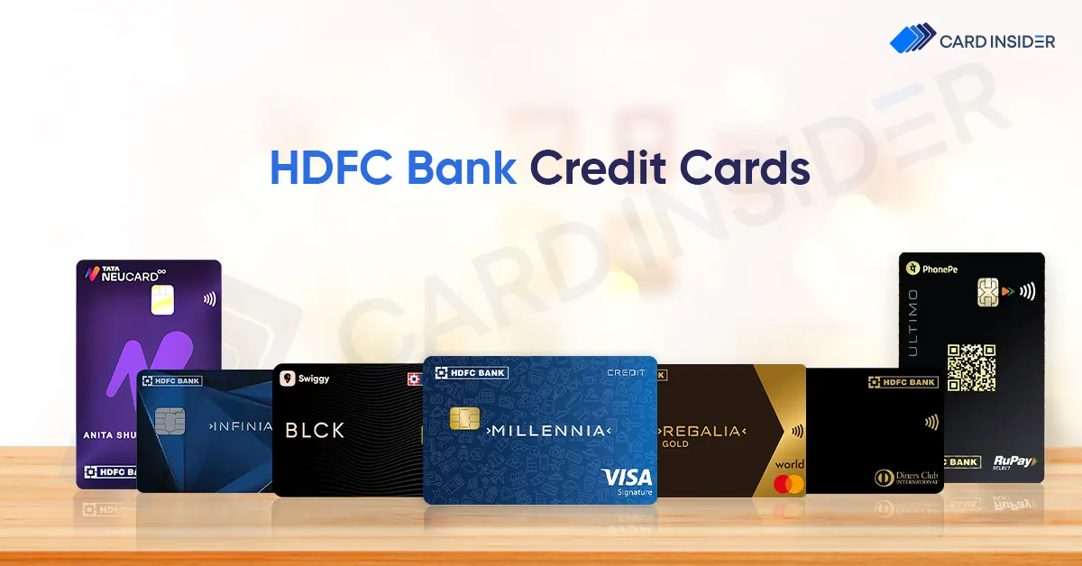 HDFC Bank Credit Cards List
