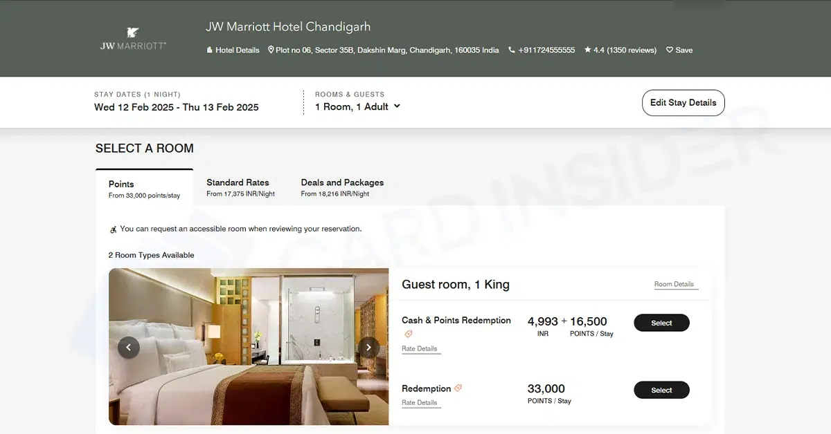 Choose Room Type