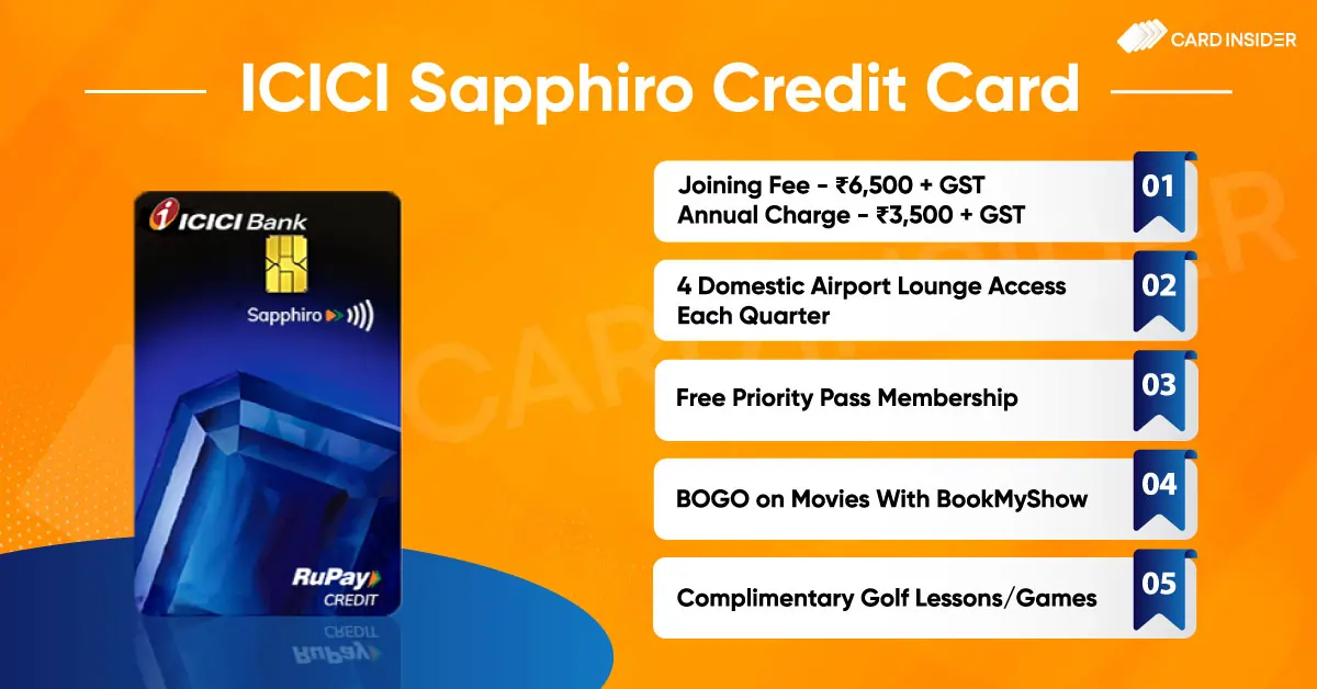 Sapphiro Credit Card Features