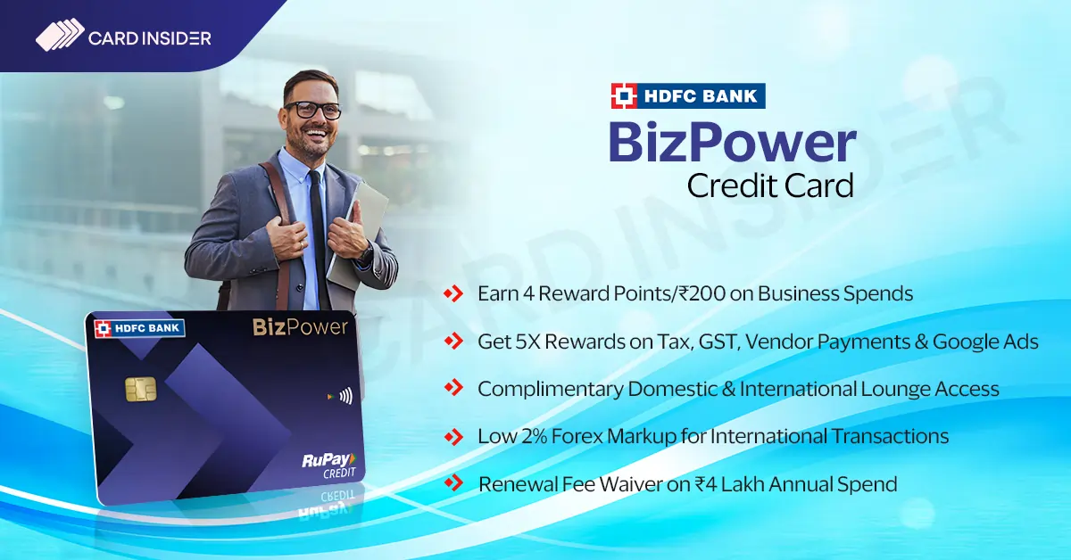 HDFC BizPower Credit Card Features