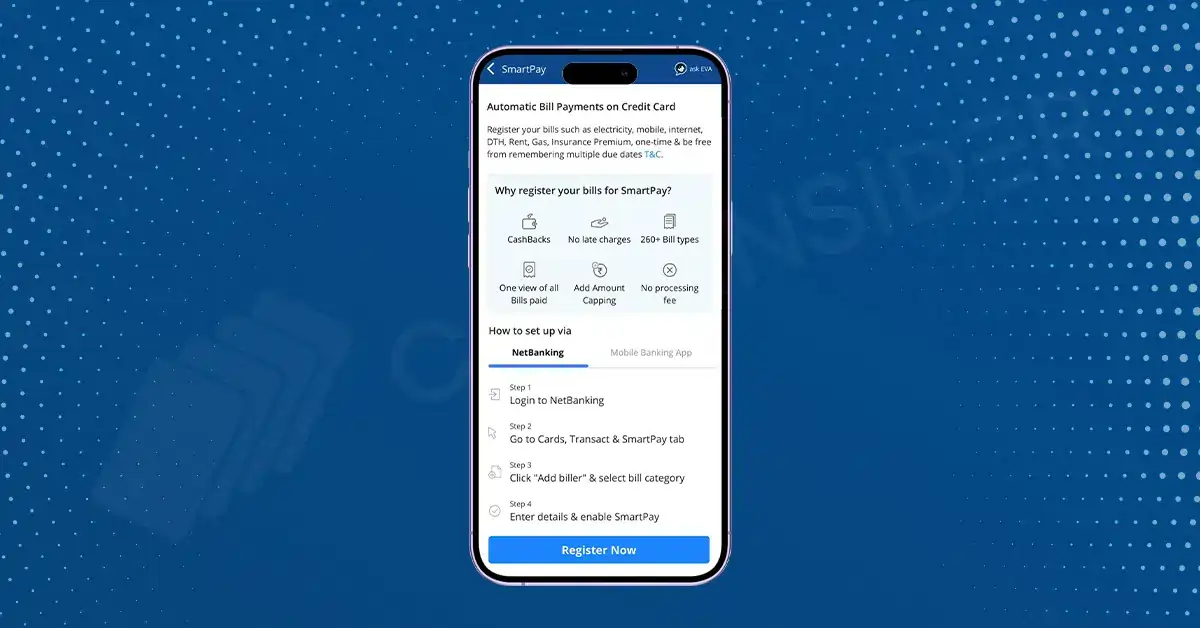 Reward Points earned on your HDFC Bank credit cards HDFC MyCards SmartPay
