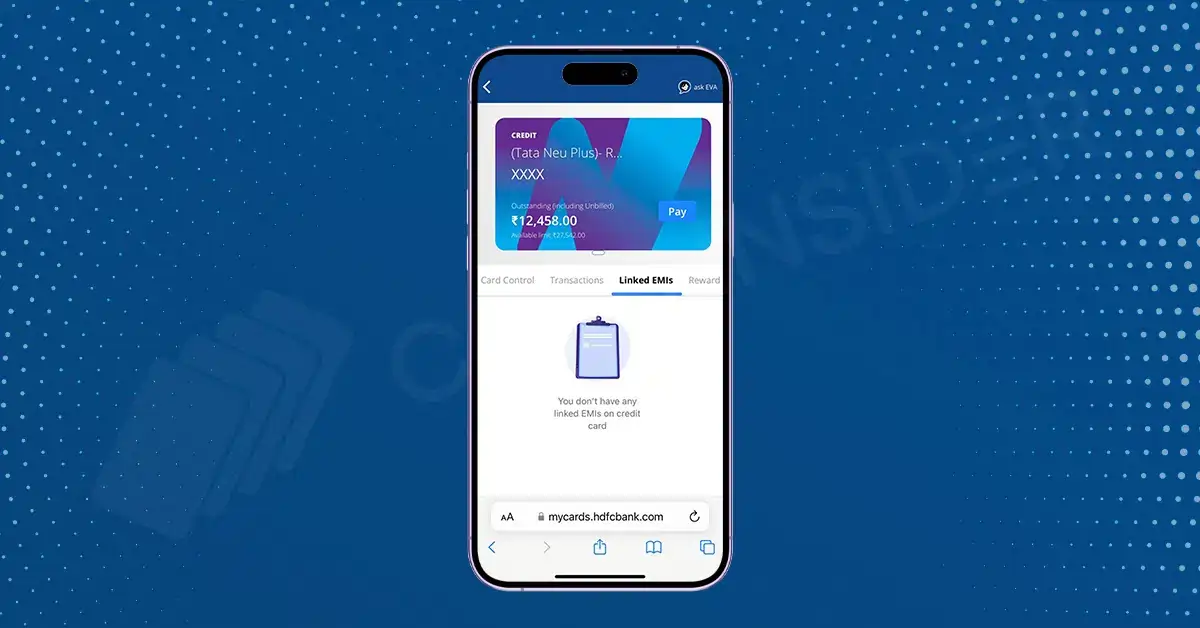 Linked EMIs MyCards Linked EMIs