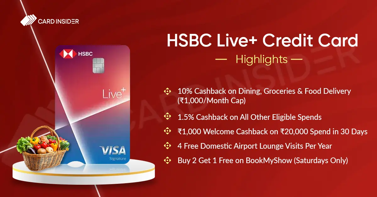 HSBC Live+ Credit Card Features