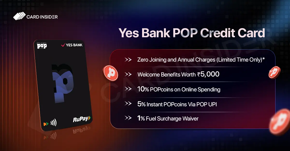 YES Bank POP Credit Card Features