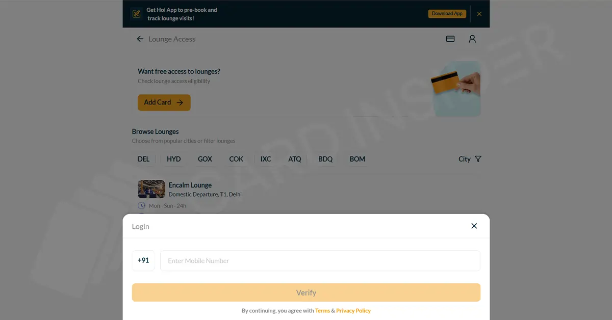 How to Use Your Credit Card for Free Lounge Access - July 2026 Travel Guide HOI Longe Portal